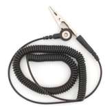 Grounding Cord Only, Coiled, 12" Over-All Length, 7mm Snap, Black redirect to product page